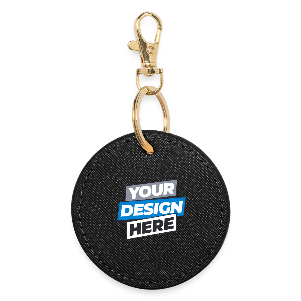 BOUTIQUE Keyring Personalised Various Colours - black
