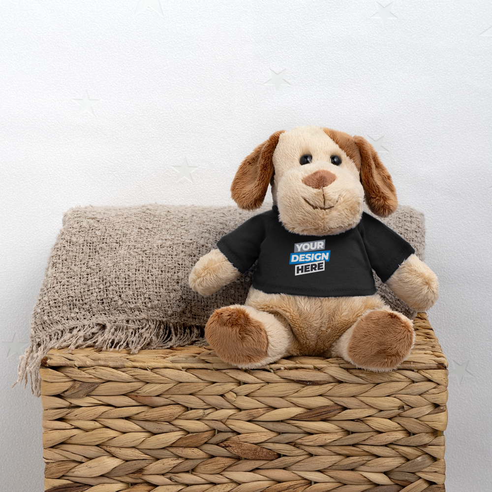 MiniFeet® Dog Helge Personalised Various Colours - black