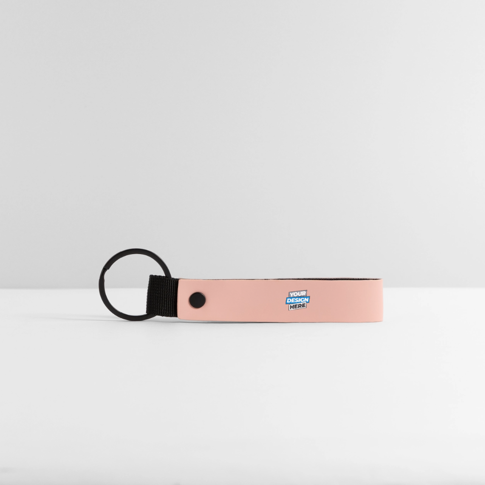 MATTE MINIMALIST  Keyring Personalised Various Colours - pink
