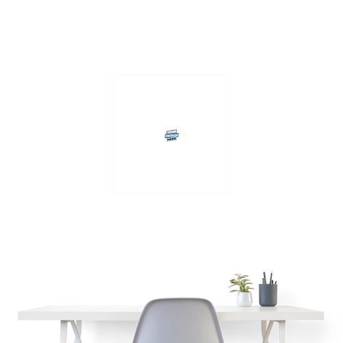 Poster 24" x 24" (60x60 cm) - white