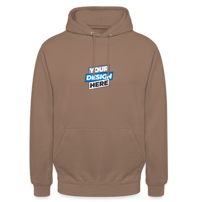 Unisex Hoodie Personalised Various Colours - mocha