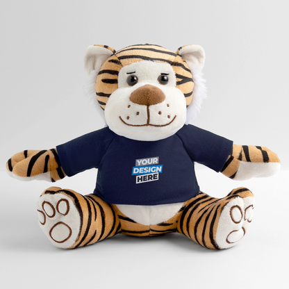 Plush Tiger Personalised Various Colours - french navy