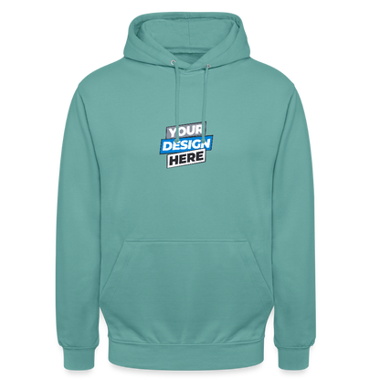 Unisex Hoodie Personalised Various Colours - pastel turquoise