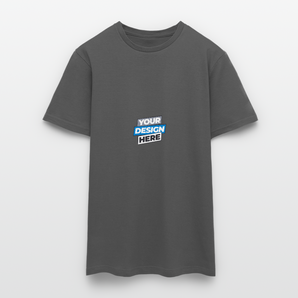 Men's T-Shirt Personalised Various Colours - charcoal grey
