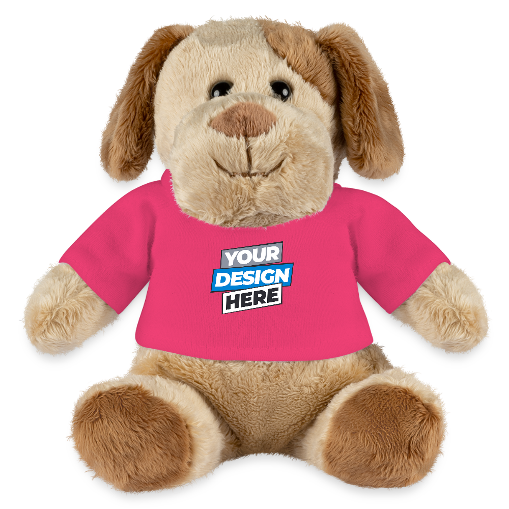 MiniFeet® Dog Helge Personalised Various Colours - pink