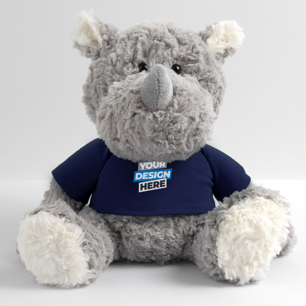 Plush Rhino Personalised Various Colours - french navy