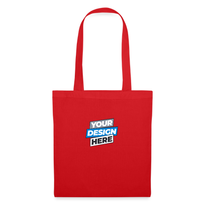Tote Bag Personalised Various Colours - red