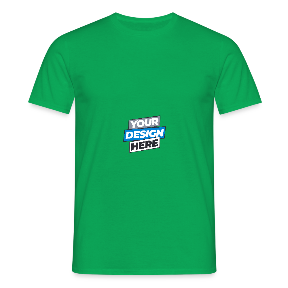 Men's T-Shirt Personalised Various Colours - kelly green