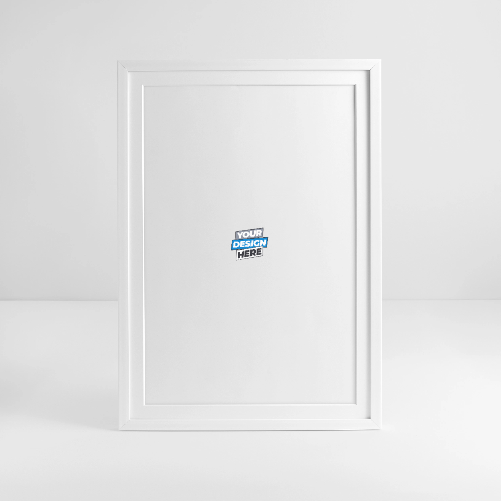 Framed poster (49 × 69 cm) Personalised - white