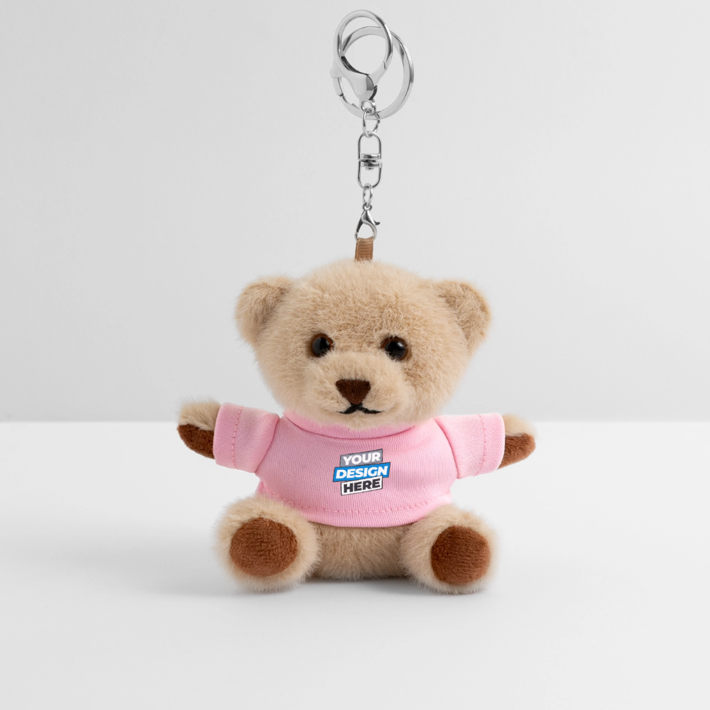 Plush Keyring Personalised Various Colours - pink