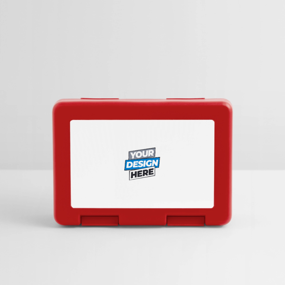 Lunchbox Personalised Various Colours - red