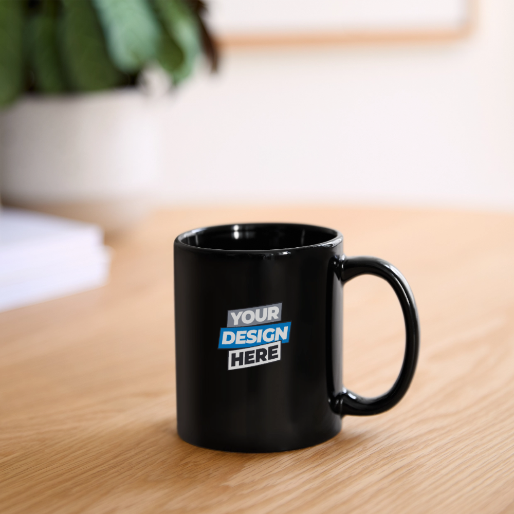 Full Colour Mug Personalised - black