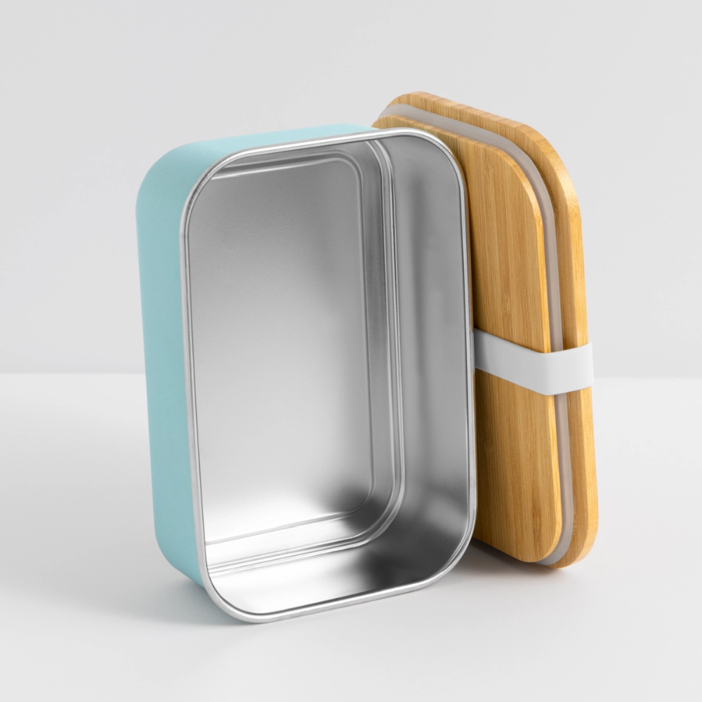 Lunch Box Personalised Various Colours - light blue