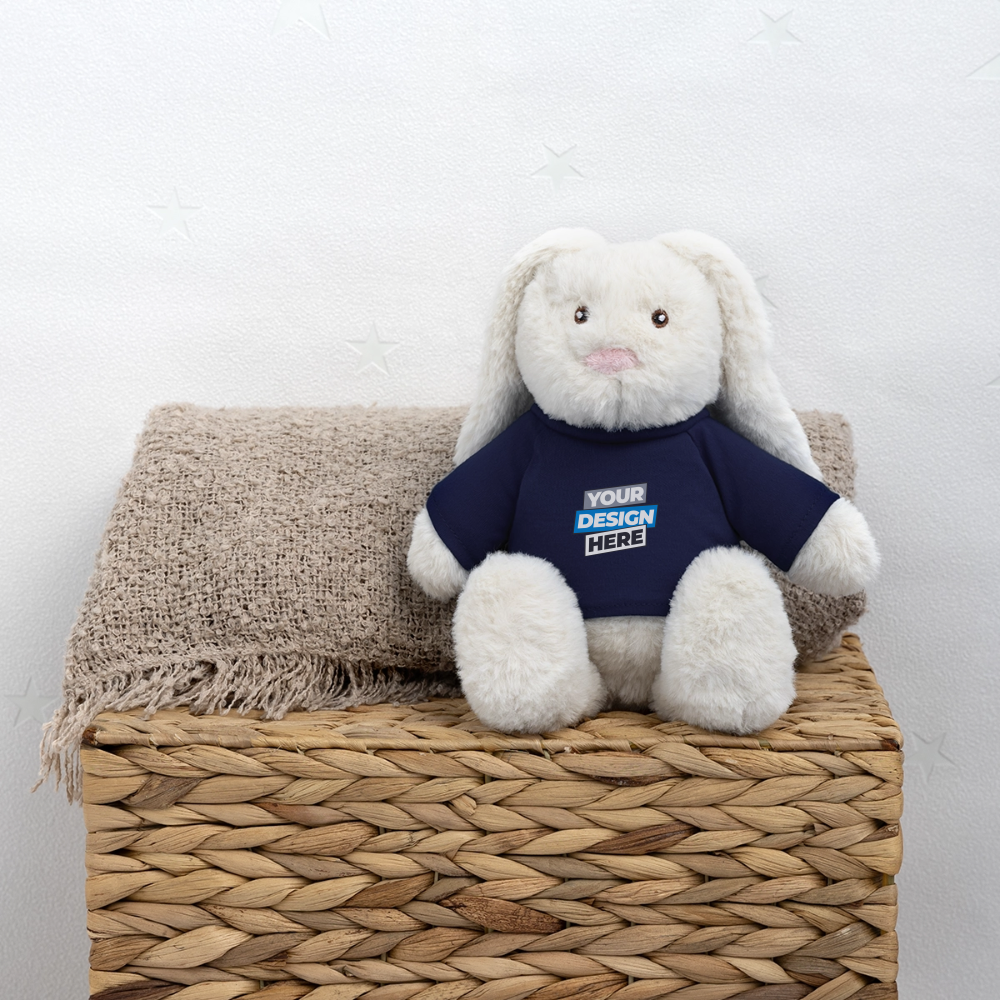 MiniFeet® RecycelHase® Bunny Cream Personalised Various Colours - french navy