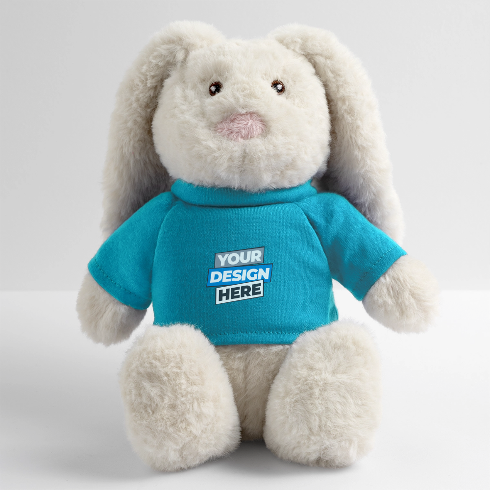 MiniFeet® RecycelHase® Bunny Cream Personalised Various Colours - atoll blue
