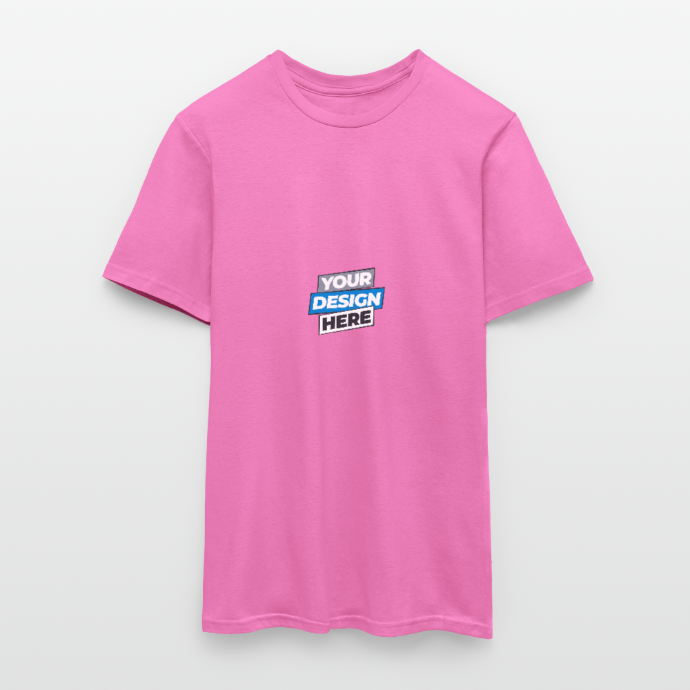 Men's T-Shirt Personalised Various Colours - pink