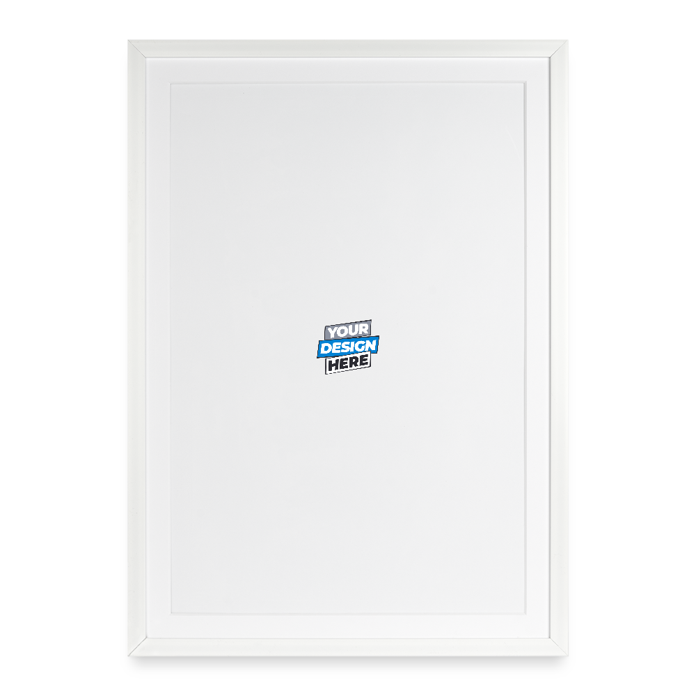 Framed poster (49 × 69 cm) Personalised - white