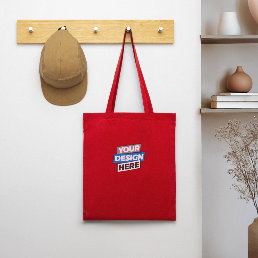 Tote Bag Personalised Various Colours - red