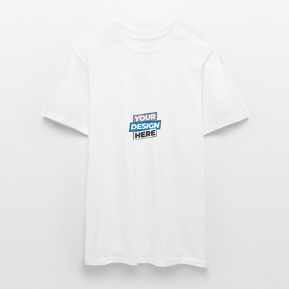 Men's T-Shirt Personalised Various Colours - white