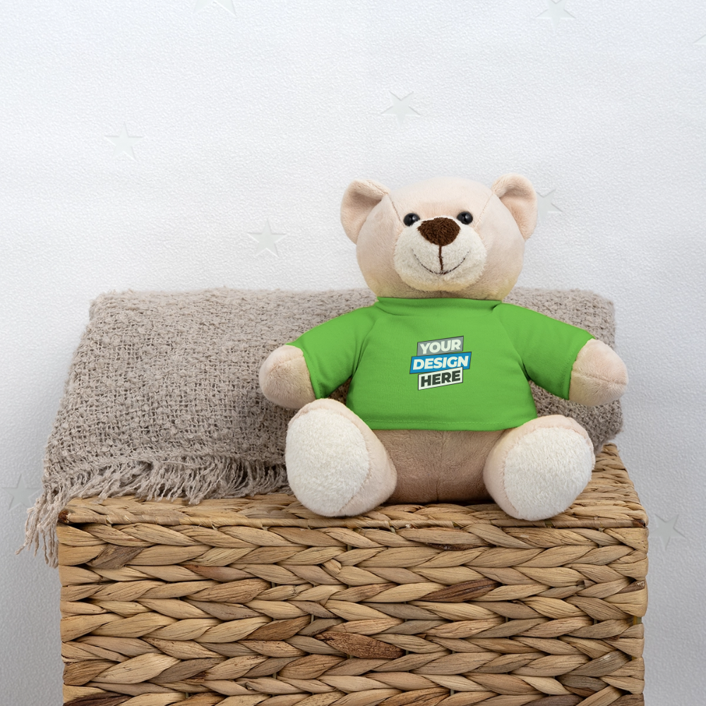 Teddy Bear Personalised Various Colours - light green