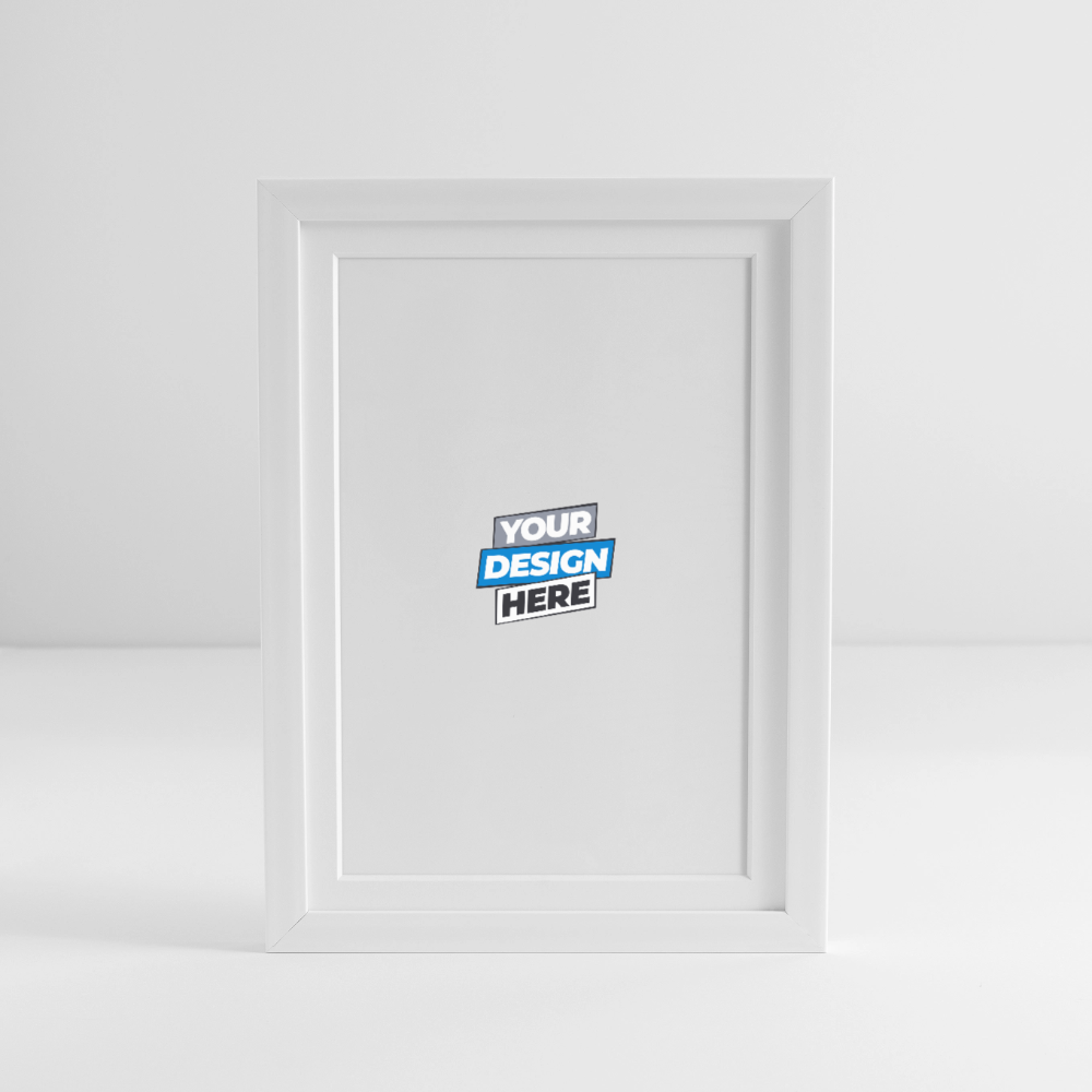 Framed poster (27 × 37 cm) Personalised - white