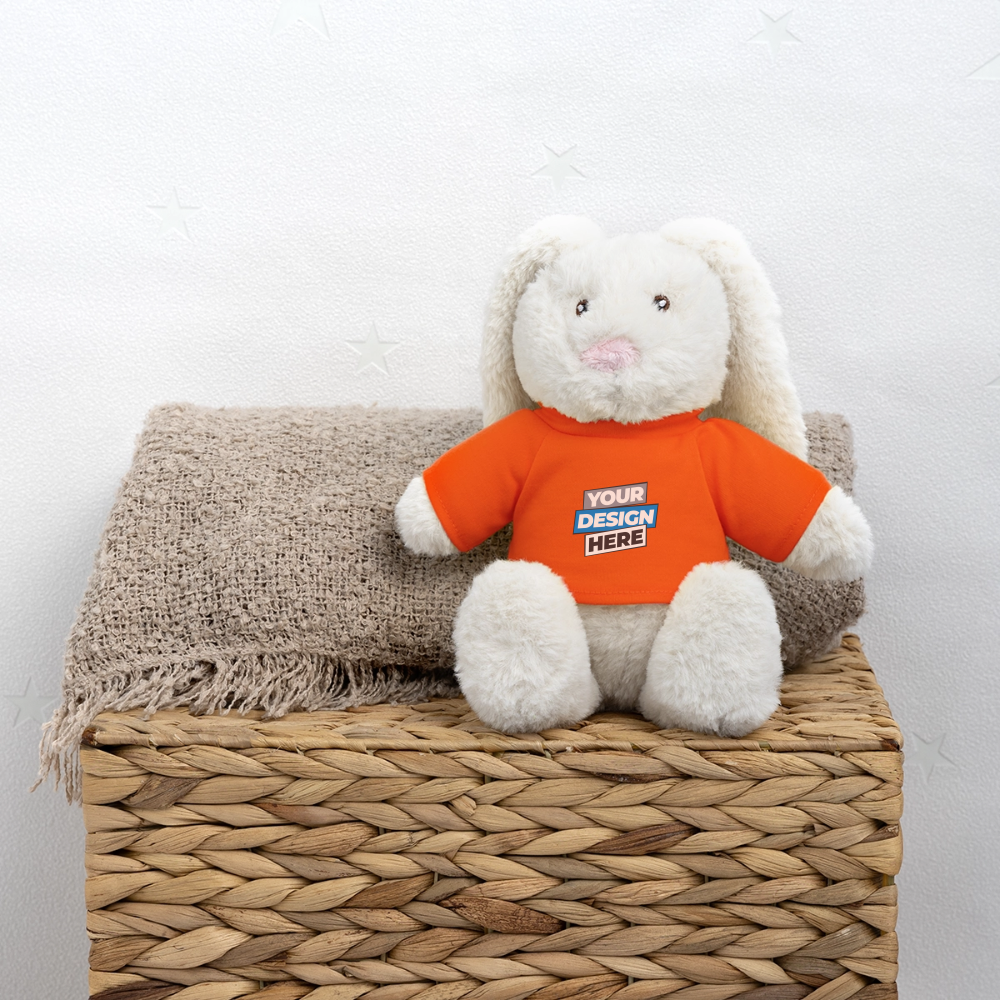 MiniFeet® RecycelHase® Bunny Cream Personalised Various Colours - golden orange