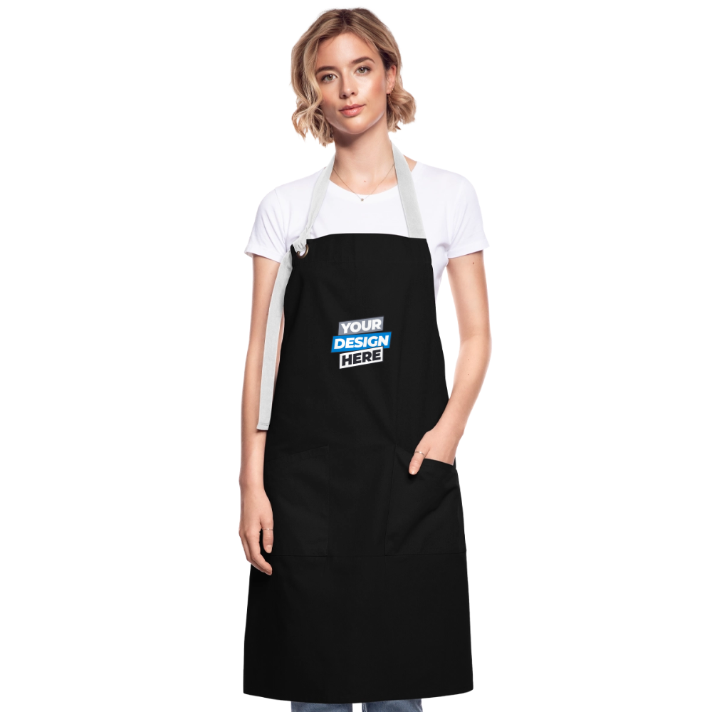 Apron Personalised Various Colour - black/white