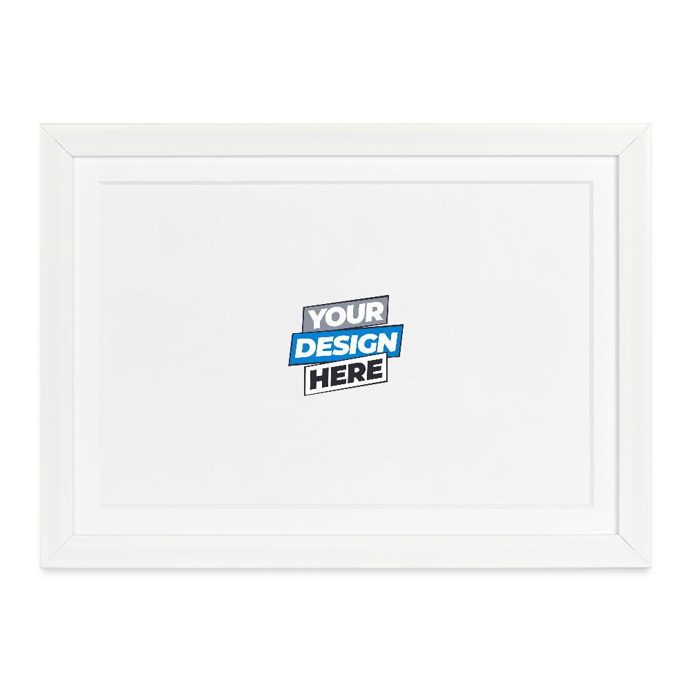 Framed poster (37 × 27 cm) Personalised - white