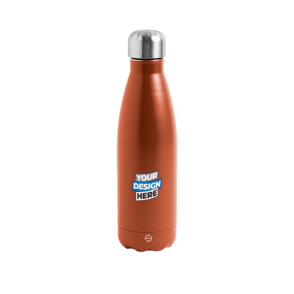 Insulated Water Bottle 500 ml Panoramic Personalised Various Colours - terra