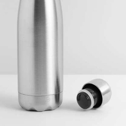 Insulated Water Bottle 500 ml Panoramic Personalised Various Colours - silver