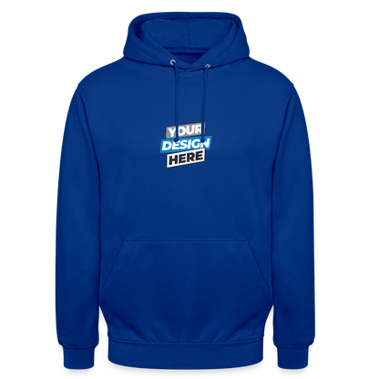 Unisex Hoodie Personalised Various Colours - bright royal