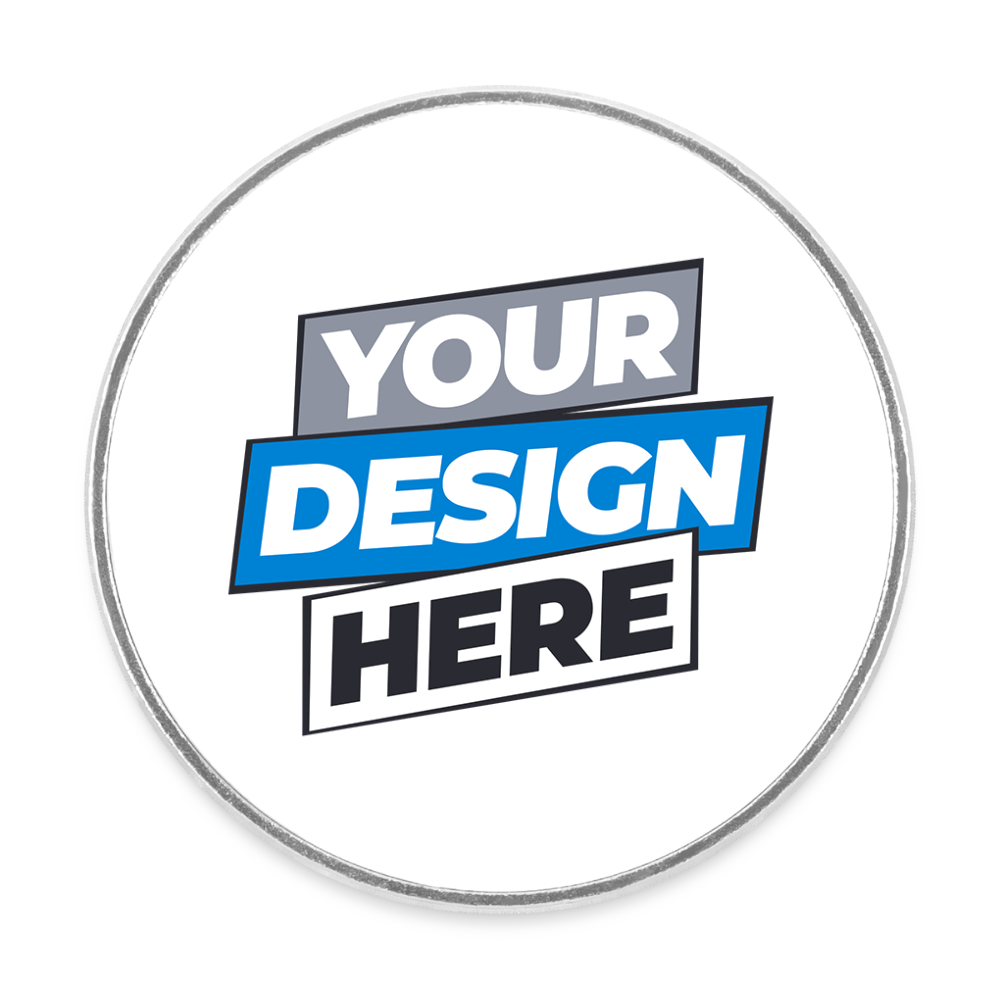 Round  Fridge Magnet Personalised - white