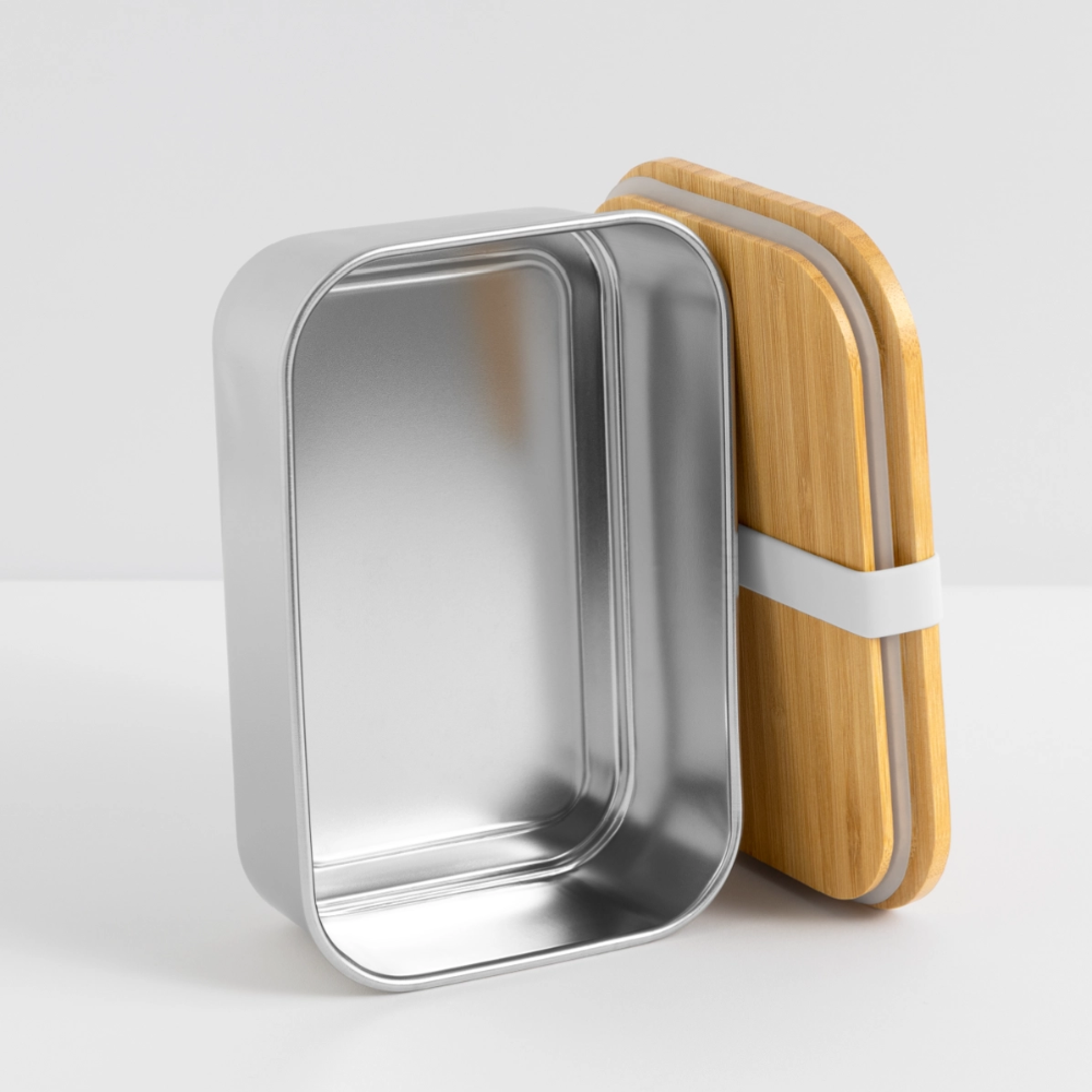 Lunch Box Personalised Various Colours - silver