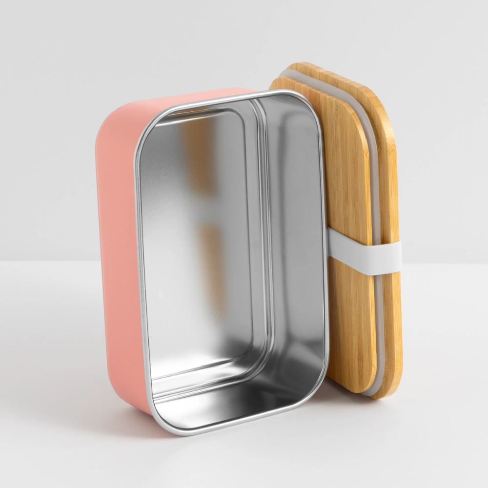 Lunch Box Personalised Various Colours - light pink