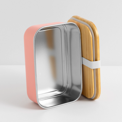 Lunch Box Personalised Various Colours - light pink
