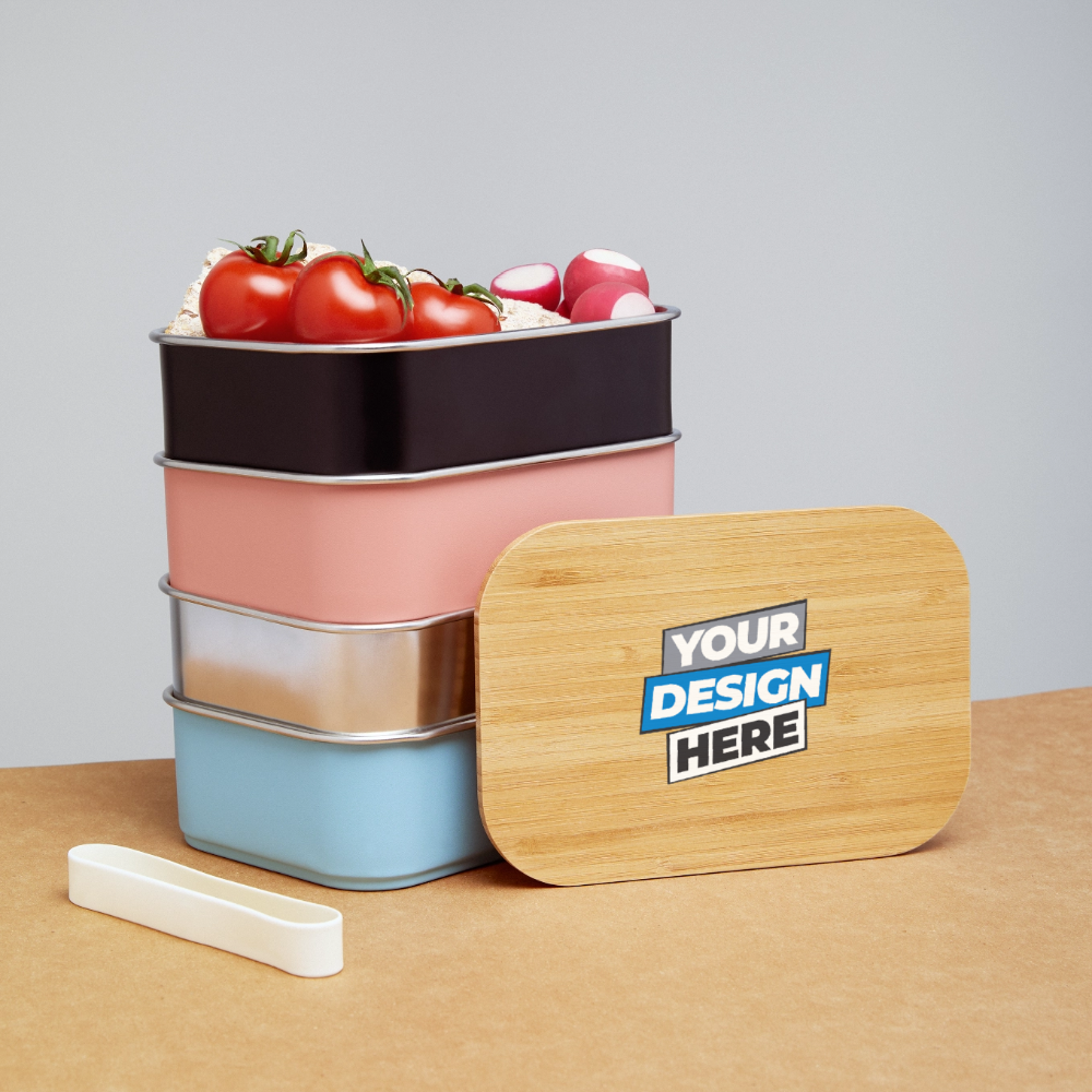 Lunch Box Personalised Various Colours - silver