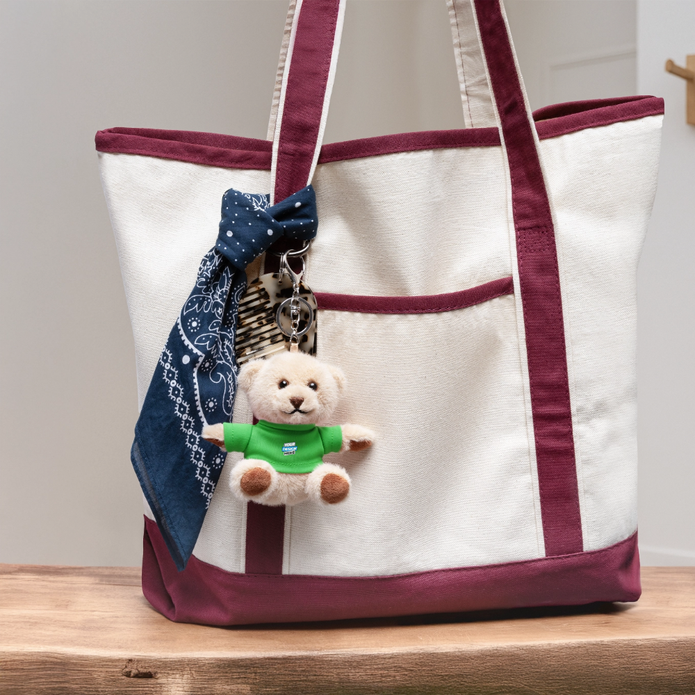 Plush Keyring Personalised Various Colours - green