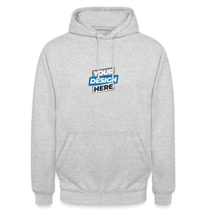 Unisex Hoodie Personalised Various Colours - light heather grey