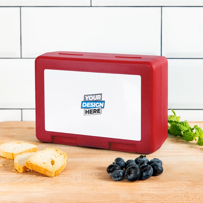 Lunchbox Personalised Various Colours - red