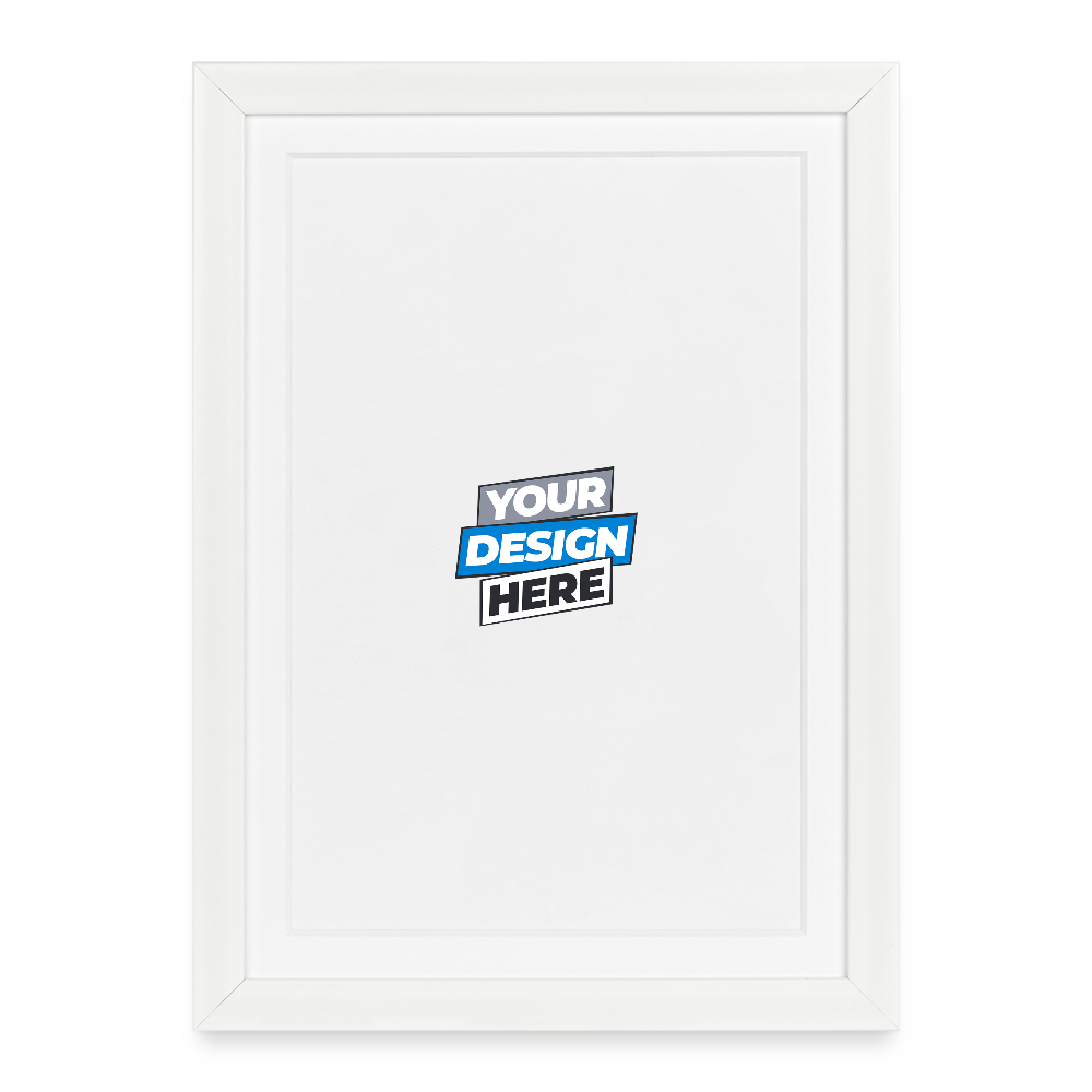 Framed poster (27 × 37 cm) Personalised - white