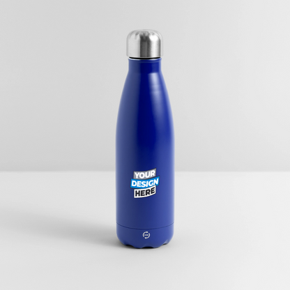 Insulated Water Bottle 500 ml Panoramic Personalised Various Colours - dark blue 