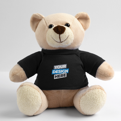Teddy Bear Personalised Various Colours - black