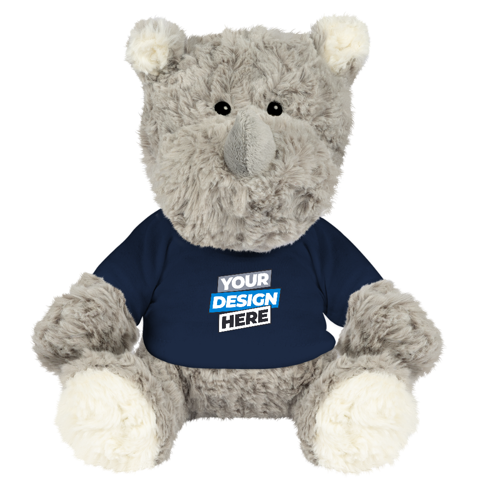 Plush Rhino Personalised Various Colours - french navy