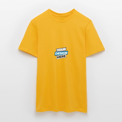 Men's T-Shirt Personalised Various Colours - yellow