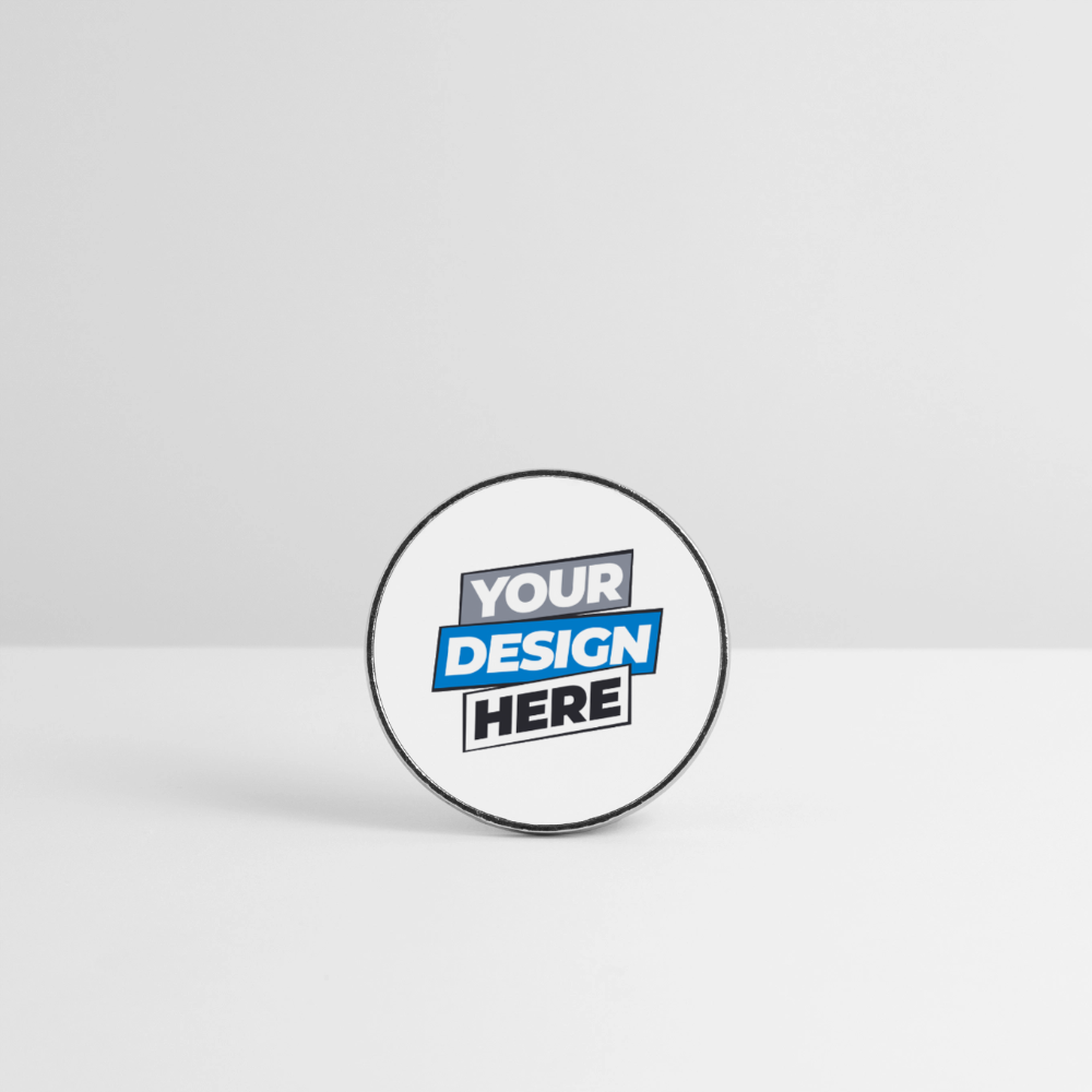 Round  Fridge Magnet Personalised - white