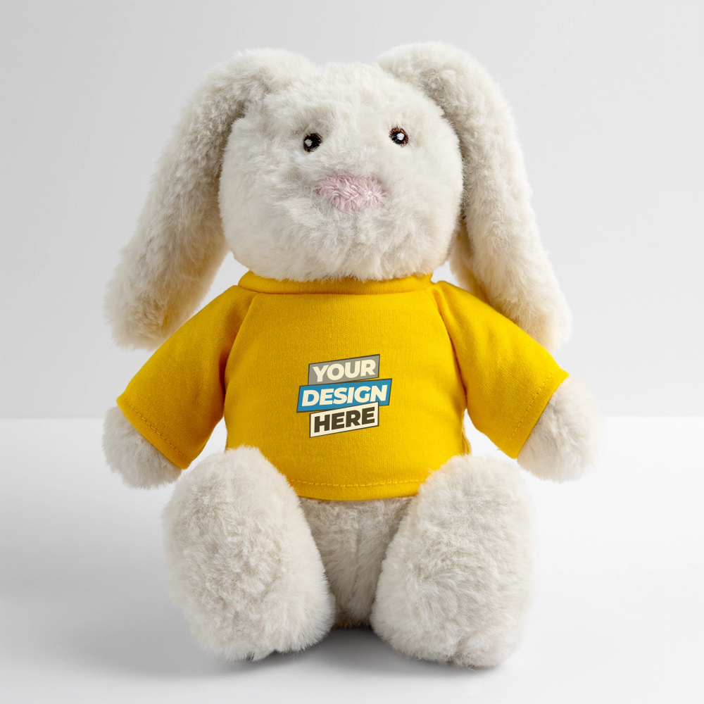 MiniFeet® RecycelHase® Bunny Cream Personalised Various Colours - sun yellow