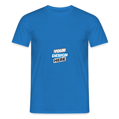 Men's T-Shirt Personalised Various Colours - royal blue