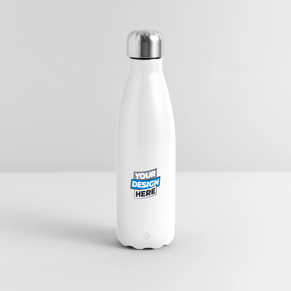 Insulated Water Bottle 500 ml Panoramic Personalised Various Colours - white