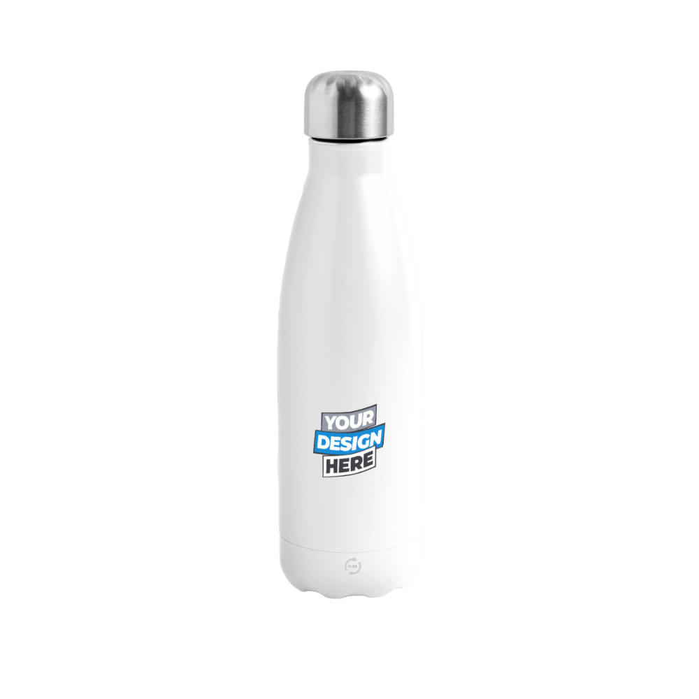 Insulated Water Bottle 500 ml Panoramic Personalised Various Colours - white