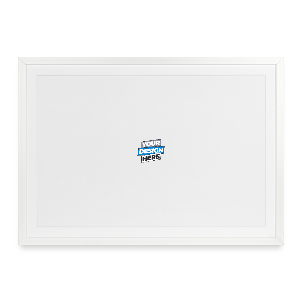 Framed poster (69 × 49 cm) Personalised - white